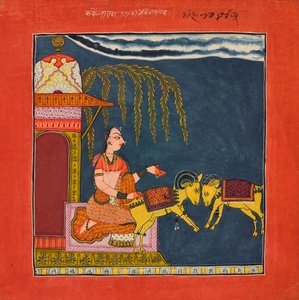 Kachheli Ragini, Fra en Ragamala, S.1700 av Indian School