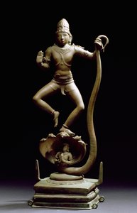 Kaliyakrishna, Chala, Tamil Nadu (bronse) av Indian School