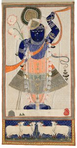 Krishna som Shri Nathji av Indian School