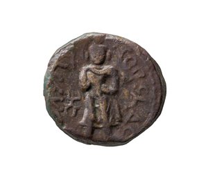 Kushan-mynt, 127-155 e.Kr. (kobber) av Indian School