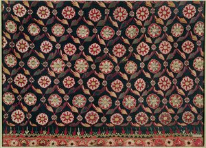 Kutch broderi skjørt, Bombay State, India av Indian School