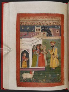 MS Panj B 40, f.79v, illustrasjon fra 