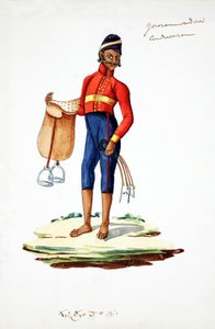 Mann med sal (wc på papir) av Indian School