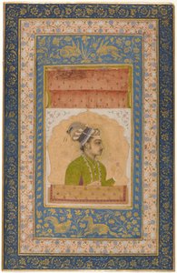 Miniatyrportrett av Dara Shikoh, ca. 1640 (gouache på papir montert på albumblad) av Indian School