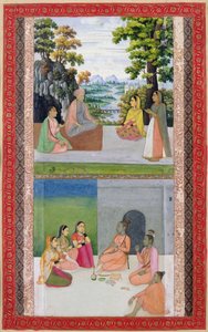Ms E-14 Mystiske samtaler fra en Moraqqa av Indian School