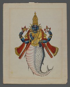 Ett av et sett på ni bilder som viser indianere i forskjellige yrker (wc på papir) av Indian School