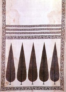 Patka fra Rajasthan, 1600-1700-tallet (bomull) av Indian School