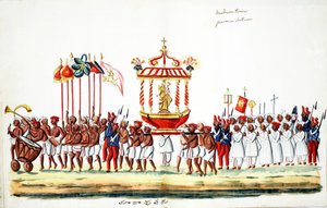 Prosesjon (wc på papir) av Indian School