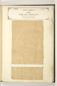 Punjum Cloth, Vizagapatam, Madras, fra The Collection of the Textile Manufacturers of India, av John Forbes Watson, utgitt i 1866 av Indian School