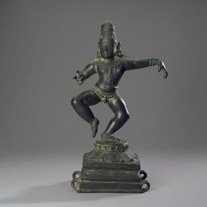 Sambandar, Child Saint Devoted to Shiva, ca. 1100 (kobberlegering)