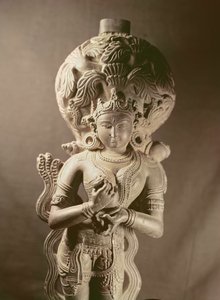 Statue av Ganga, Mahanad, Bengal, Sena-dynastiet (1050-1202)