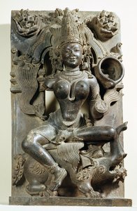 Varunani, utskjæring fra Konark Sun Temple, Orissa, østlige Ganga-dynastiet