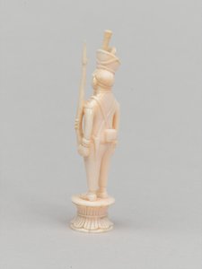 Hvit bonde, sjakkbrikke, India, 1820 ca av Indian School