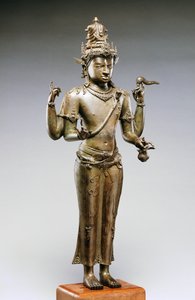 Shiva Mahadeva (bronse, gull og sølv)