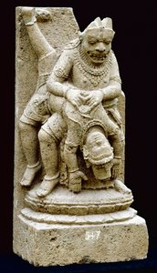 Vishnu som Narasimha (andesitt)
