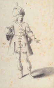 A Noble Persian Youth (penn og blekk på papir) av Inigo Jones