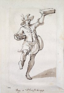 Et rop av musefeller (penn og blekk på papir) av Inigo Jones