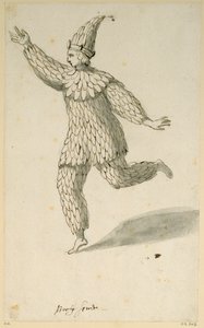 En luftig sprit (penn og blekk på papir) av Inigo Jones