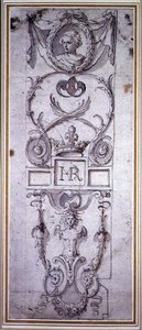 Design for et dekorativt panel av Inigo Jones