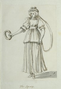 Våren (penn og blekk på papir) av Inigo Jones