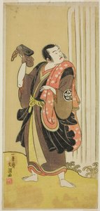 Skuespilleren Ichimura Uzaemon IX som Seigen i stykket Ise-goyomi Daido Ninen, fremført på Ichimura Theatre høsten 1768 av Ippitsusai Bunchō