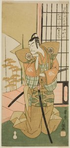 Tea Ac and r Matsumoto Kounhaku Good Som assistent for Akita Shore Te Pay Unchanging Hanaei 8s maskin, Performance på Te Nakamura Te r medlem Te Eventh Mon th, 1769 av Ippitsusai Bunchō