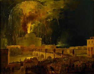 La Girandola: Fyrverkeri på Castel Sant