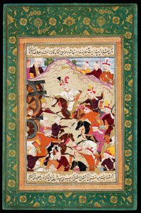 Shah Ismail I i slaget ved Chaldiran