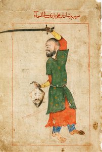 Konstellasjonen Perseus fra boken med faste stjerner av Al-Sufi
