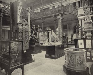 Central Court, Dublin Museum of Science and Art (s/hv-bilde) av Irish Photographer