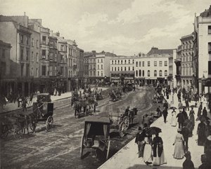 Patrick Street, Cork City (s/hvitt bilde) av Irish Photographer