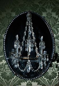 Speillysekrone, irsk, sent på 1700-tallet (glass) av Irish School