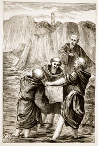 St. Brigits-boks, fra The Trias Thaumaturga, eller Three Wonder-Working Saints of Ireland, av Mary Cusack (1829-99) utgitt ca. 1890-tallet