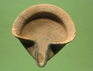 Israelitisk oljelampe (terrakotta)