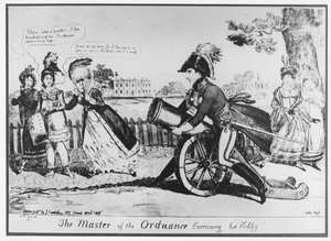 'The Master of the Ordnance utøver sin hobby', 1819