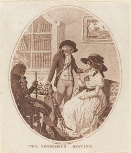 Idrettsmennene hviler av Isaac Cruikshank