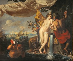 Allegori av sundet av Isaac Isaacsz