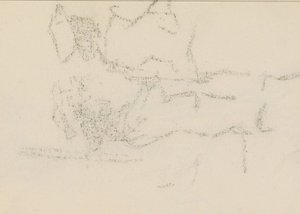 Abklatsch fra kritttegningen på side 13 av Isaac Israels