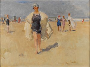 Lady on the Beach ved Viareggio