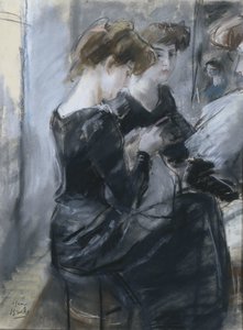 Modistenatelier av Isaac Israels