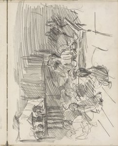 Publikum ved et gamelan-orkester av Isaac Israels
