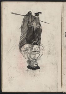 Stående mann i bayersk drakt av Isaac Israels