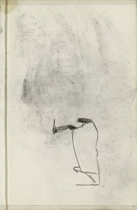 Studie, muligens av en hest med dekken av Isaac Israels