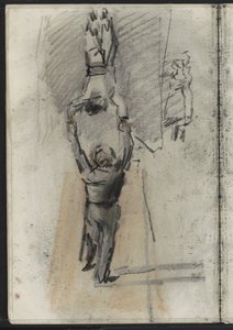To akrobater, muligens på scenen av Isaac Israels