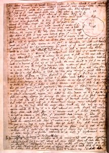 Brev skrevet av Isaac Newton, 28. november 1679