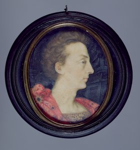Henrik, prins av Wales (1594-1612) ca. 1610 (wc på vellum) av Isaac Oliver