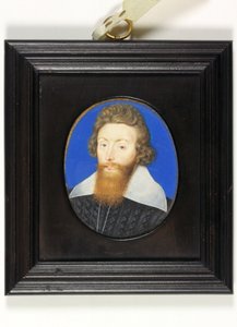 Sir Richard Liveson (Leveson), viseadmiral av England (akvarell på vellum) av Isaac Oliver