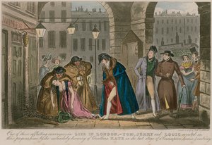 En av disse plagsomme hendelsene i Life in London av Isaac Robert Cruikshank