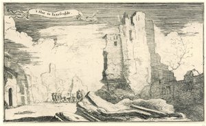 Slottet ved Jaarsveld, ødelagt av franskmennene i 1672 