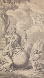 Frontispice Vol. VII, nr. I for 1775 fra Town and Country Magazine av Isaac Taylor